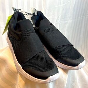 All In Motion‎ Womens Winter Hybrid Slip On Sneakers Shoes Black Low Top Size 11